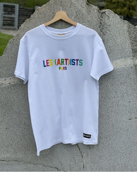 Triko pánské Les(art)ists se barevným nápisem